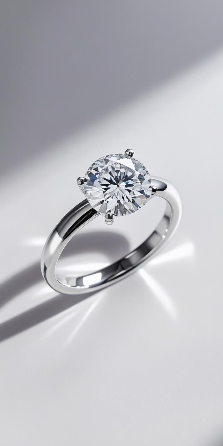 Platinum Lab Diamond Rings