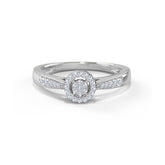 Isabella Halo Diamond Ring