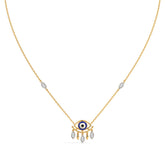 Divine Evil Eye Diamond Necklace