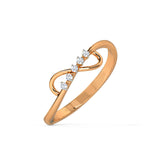 Gleaming Infinity Diamond Ring