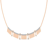 Linea Fringe Diamond Necklace