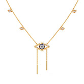 In Style Evil Eye Diamond Necklace