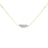 Petals Cluster Diamond Necklace