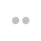 Carol Seven Stone Diamond Stud Earrings