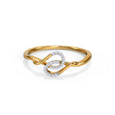 Cleora Knot Diamond Ring