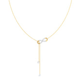Infinity Love Lariat Diamond Necklace