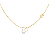 Interlinked Hearts Diamond Necklace