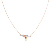 Serene Line Gemstone Necklace