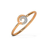Swish Circlet Diamond Ring