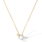 Juliet Geometric Diamond Necklace