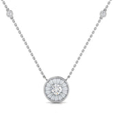 Circle of Bloom Diamond Necklace