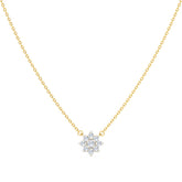 Allure Cluster Diamond Necklace