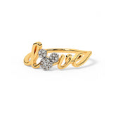Mickey Mouse Love Diamond Ring