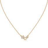 Kylie Glinting Stars Diamond Necklace