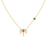 Desire Evil Eye Pearl Necklace