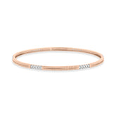 Classic Rose Diamond Bangle