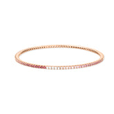 Rosette Sleek Diamond Bangle