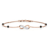 Akira Infinity Diamond Mangalsutra Bracelet