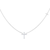 Cross of Jesus Diamond Necklace