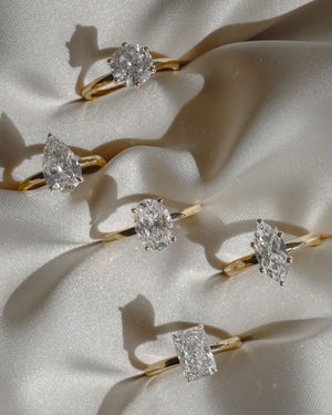 Custom Lab Diamond Rings