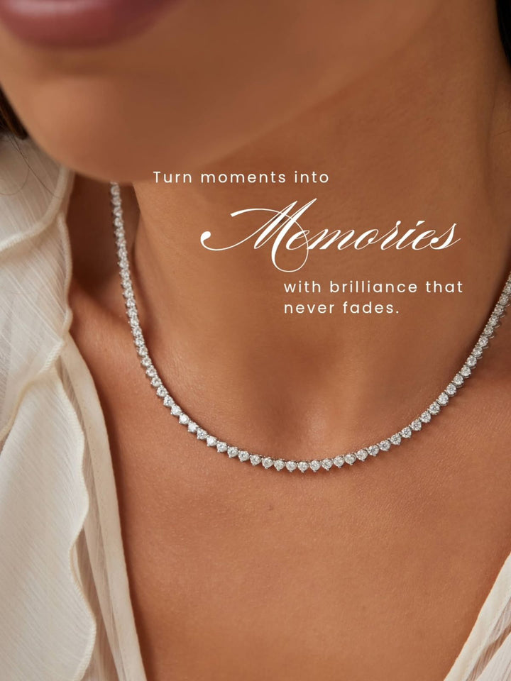 Diamond Tennis Necklaces Explained