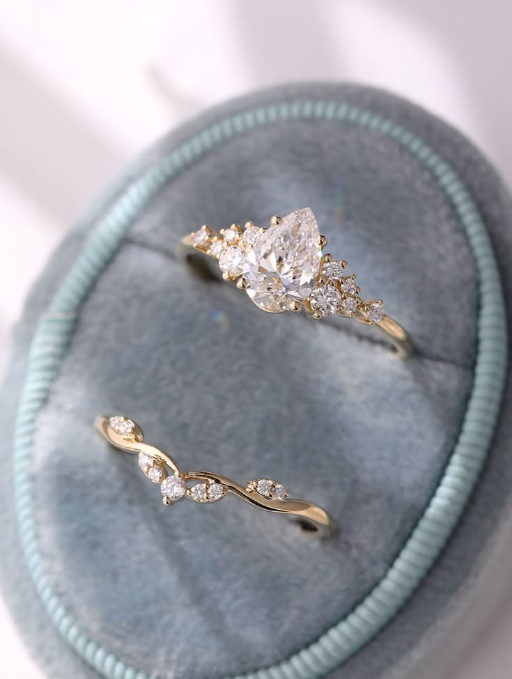 Matching Engagement Ring & Band