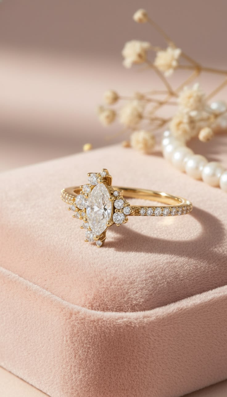 Minimalist Lab Diamond Rings