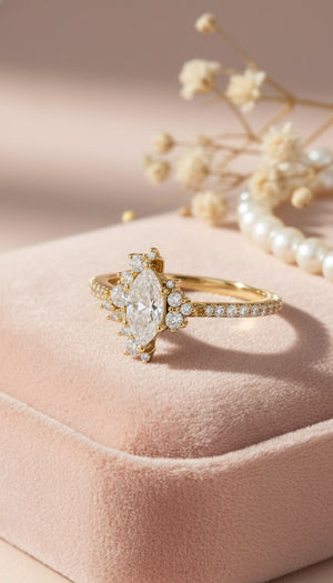 Minimalist Lab Diamond Rings