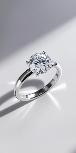 Platinum Lab Diamond Rings