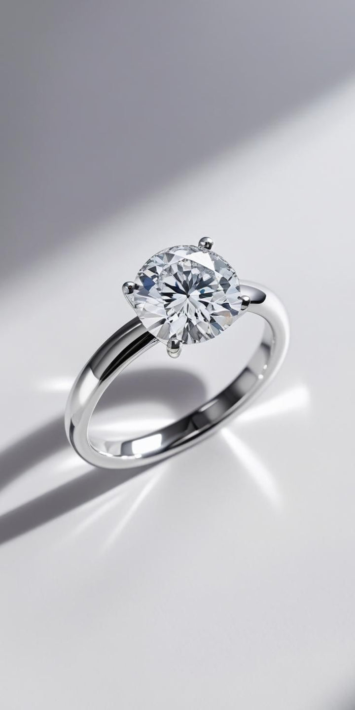 Platinum Lab Diamond Rings