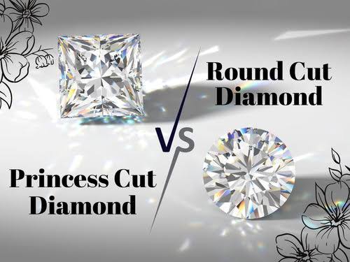 Round vs Princess Cut Earrings