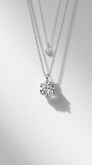 White Gold Diamond Necklaces