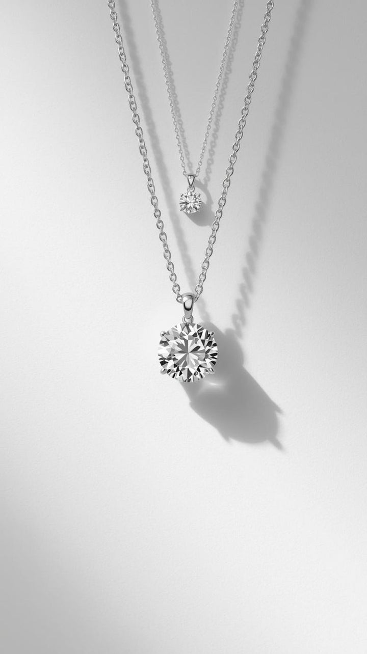 White Gold Diamond Necklaces