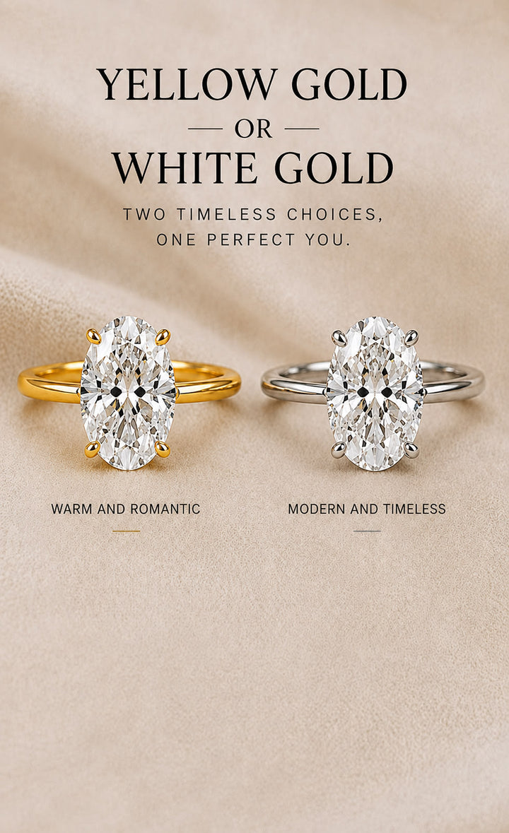 White Gold vs Yellow Gold Rings