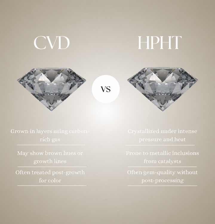 CVD vs HPHT Diamonds Explained
