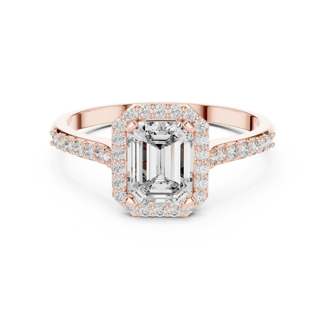 Men's gold band ring with matte finish.