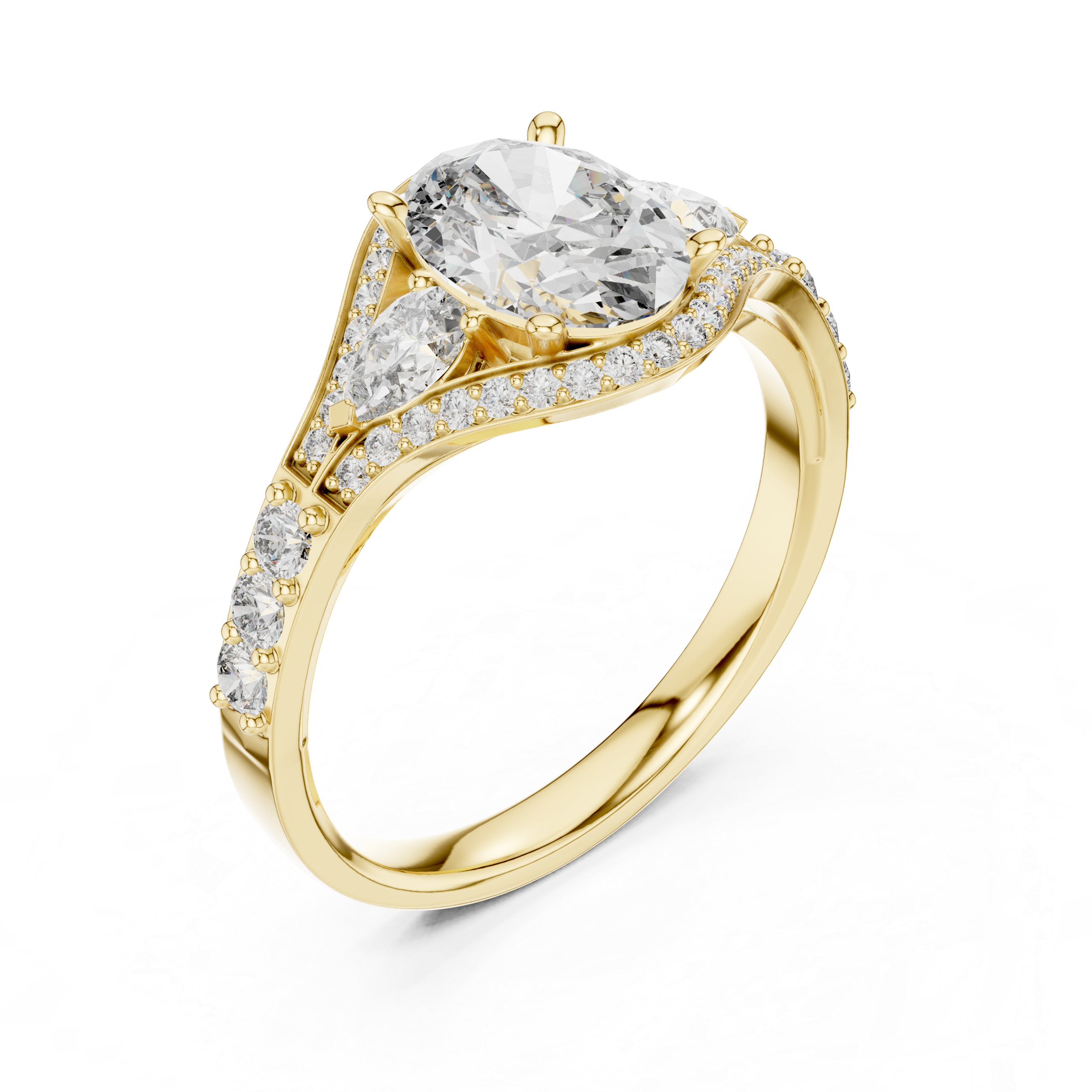 Engraved bangle with floral patterns.