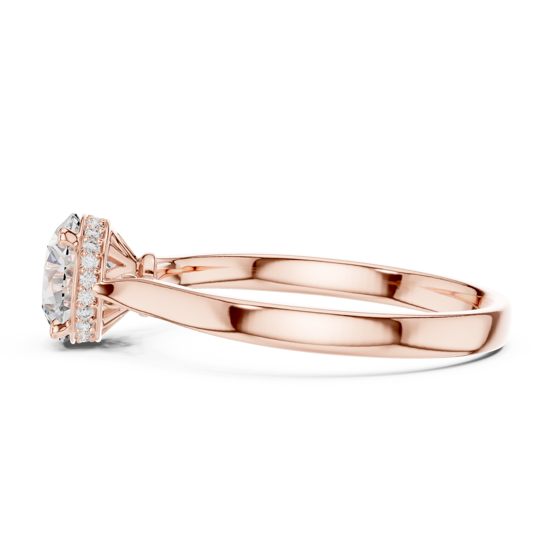 Round Cut Diamond Classic Solitaire Engagement Ring