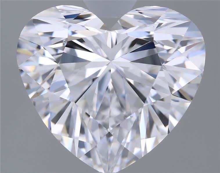 Heart Brilliant 1.3 Ct E VVS2 Heart Brilliant  HPHT Lab Grown Diamond