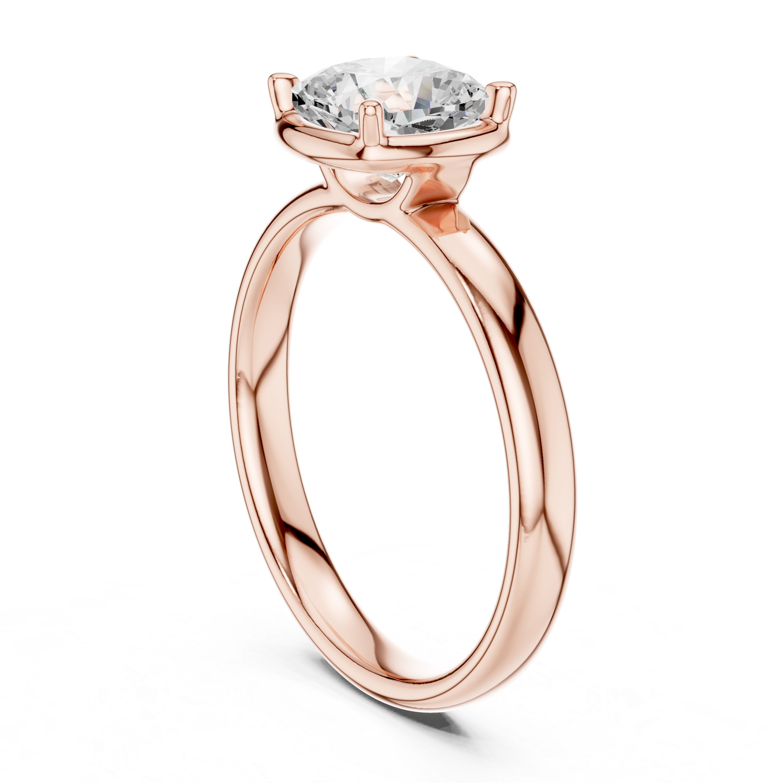 Slim gold toe ring with modern style.