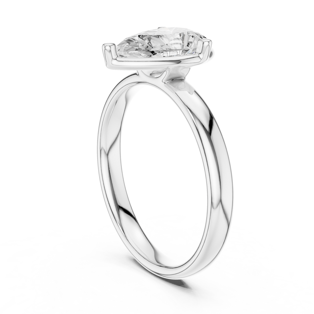 Cushion-cut gemstone ring with refined design.
