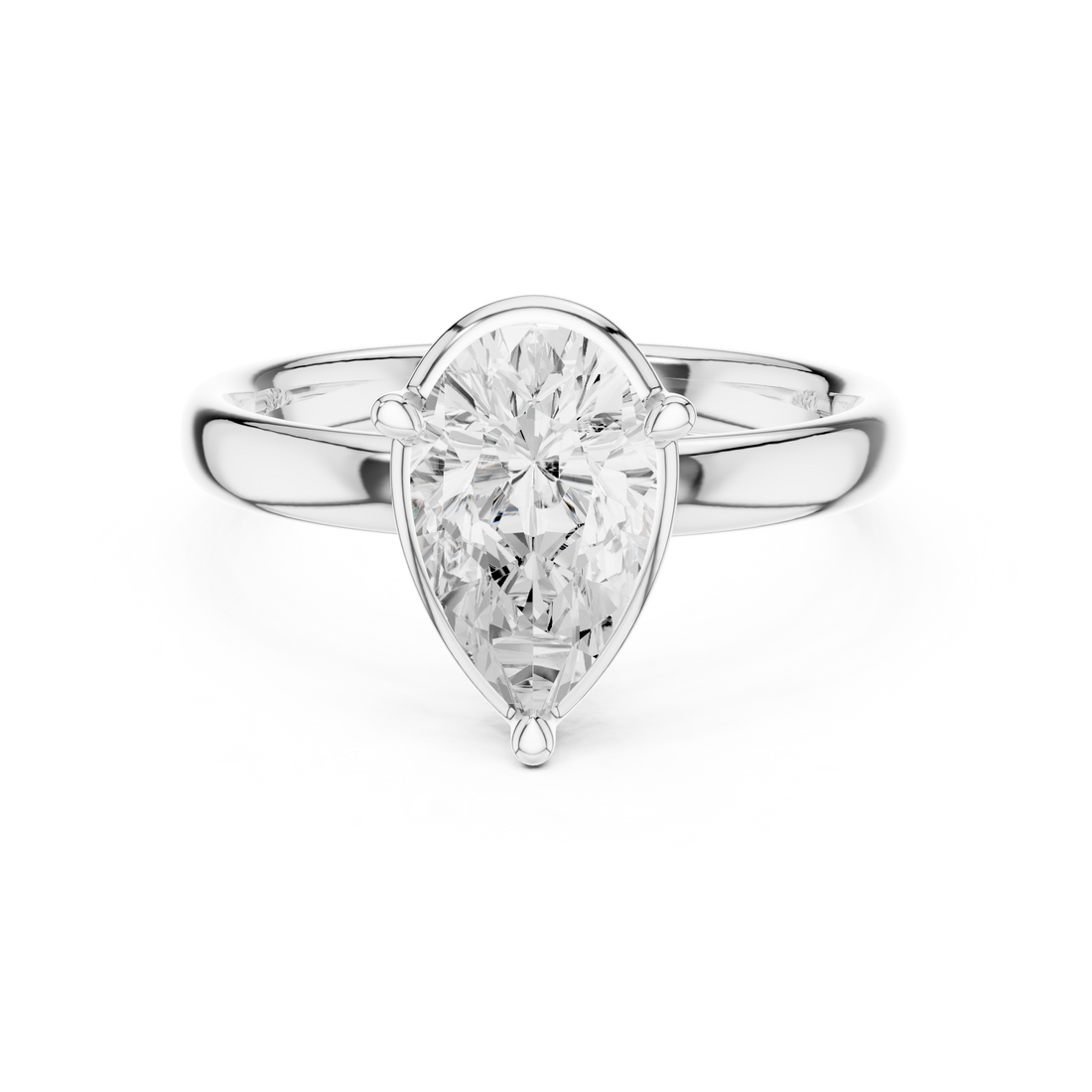 Minimal thin ring with smooth rounded edges.