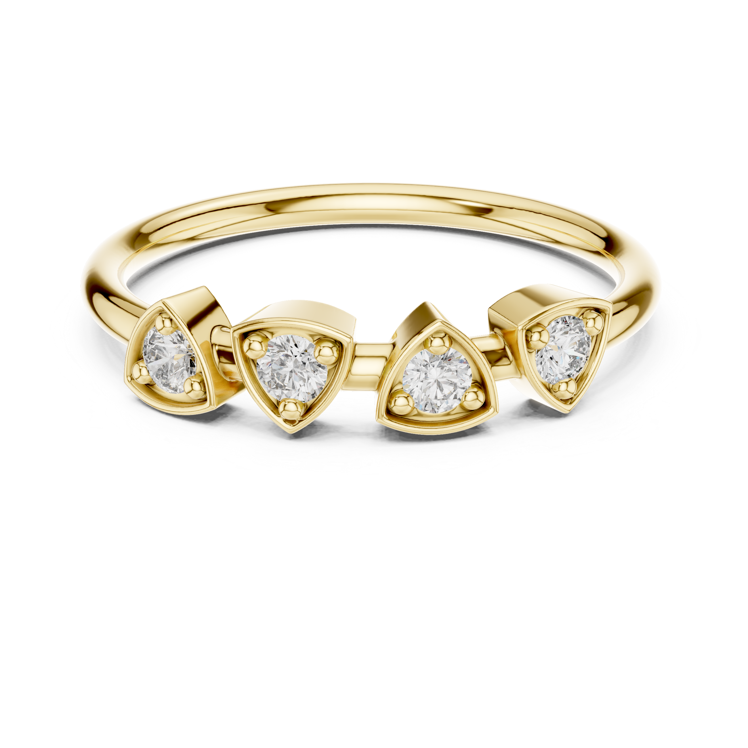 Adjustable baby ring with smooth surface.