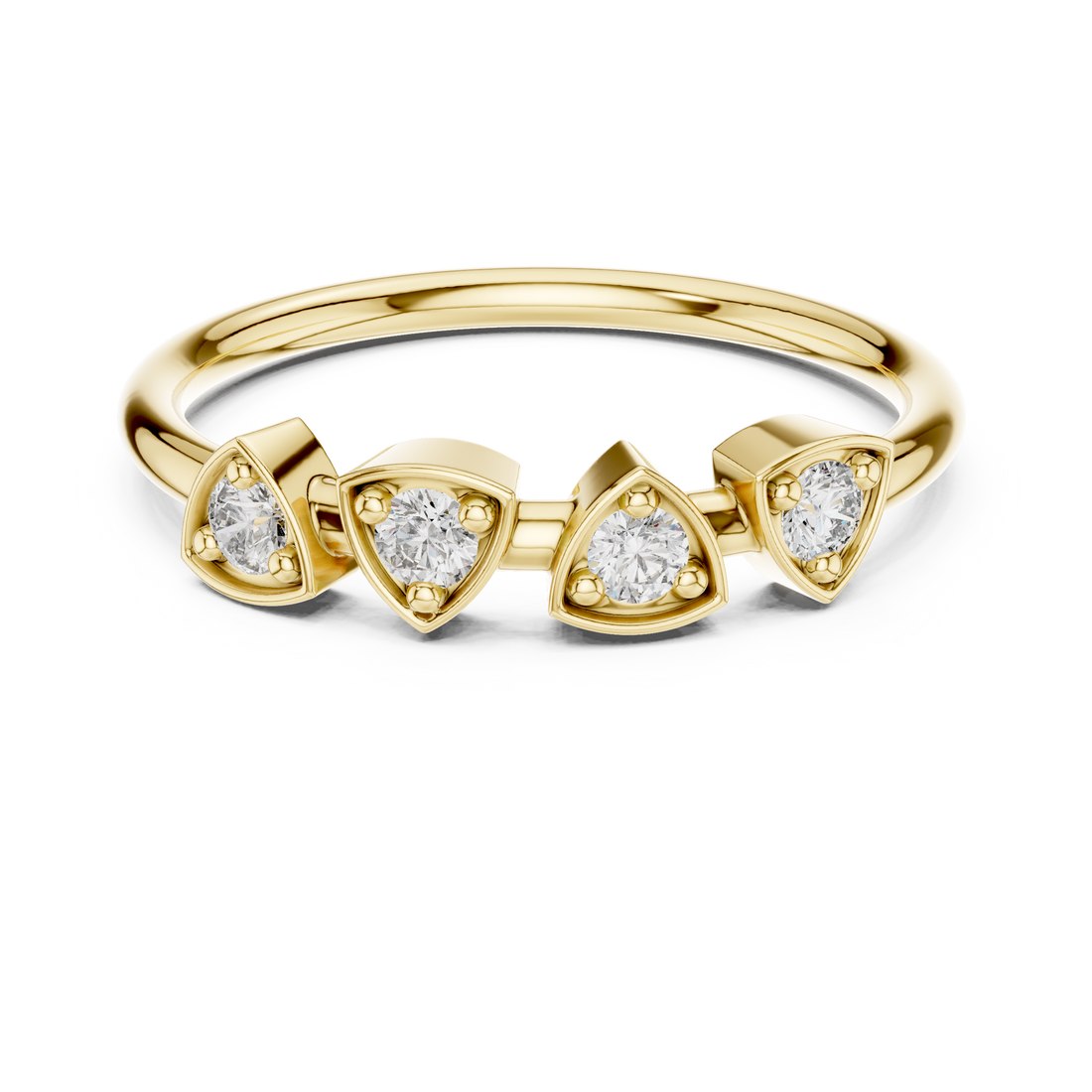 Adjustable baby ring with smooth surface.