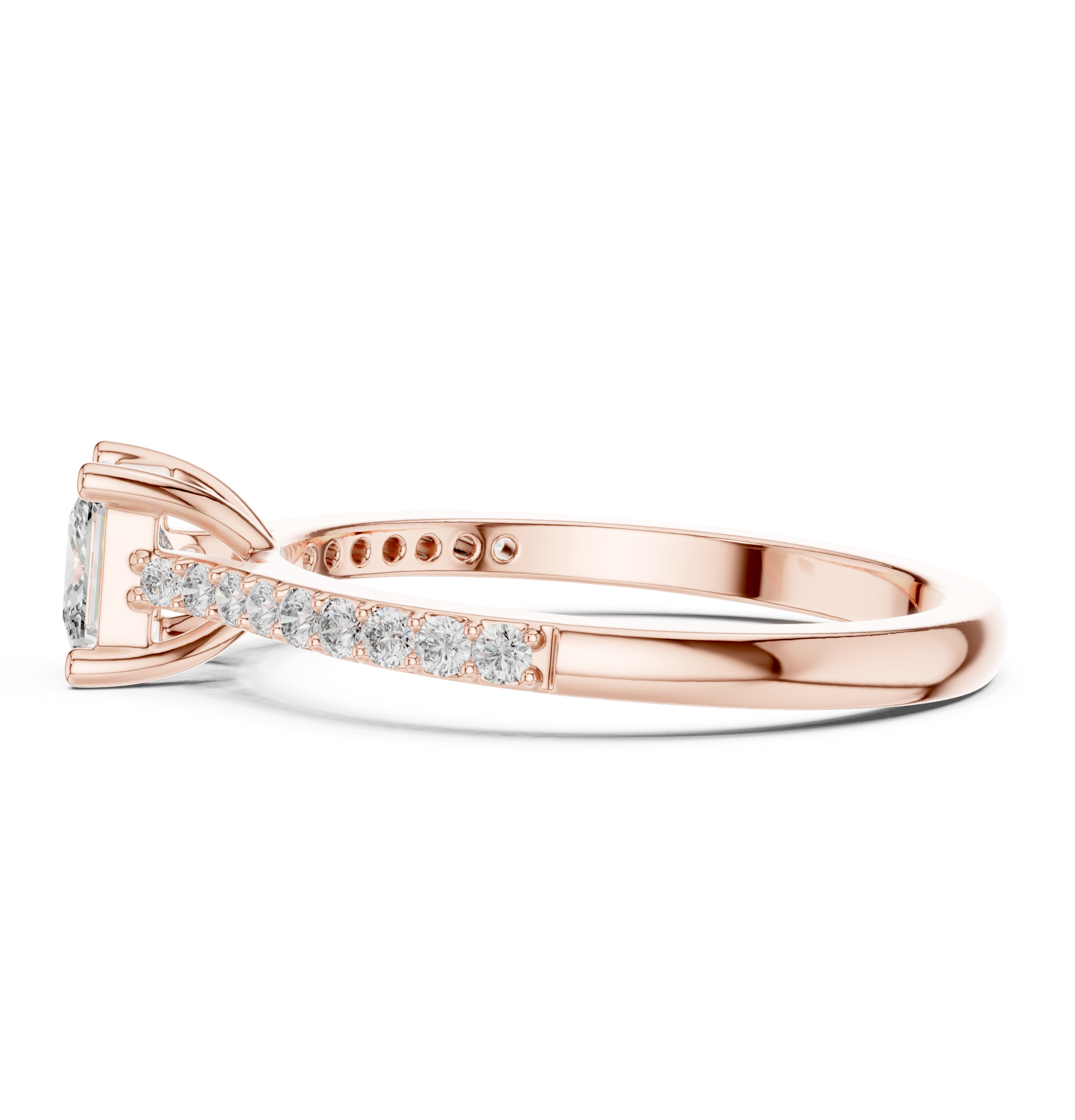 Adjustable toe ring with modern styling.