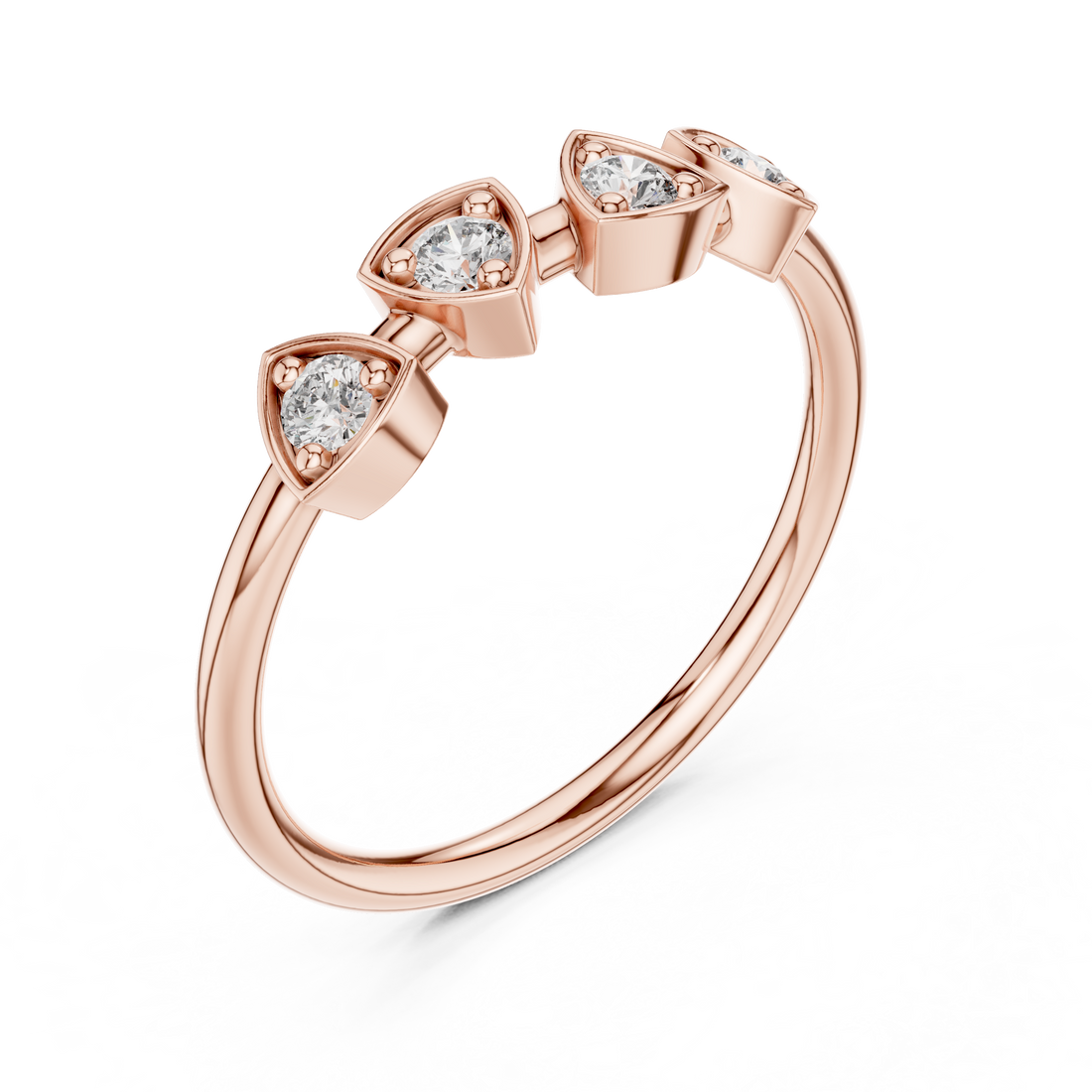 Halo cocktail ring with diamond surround.