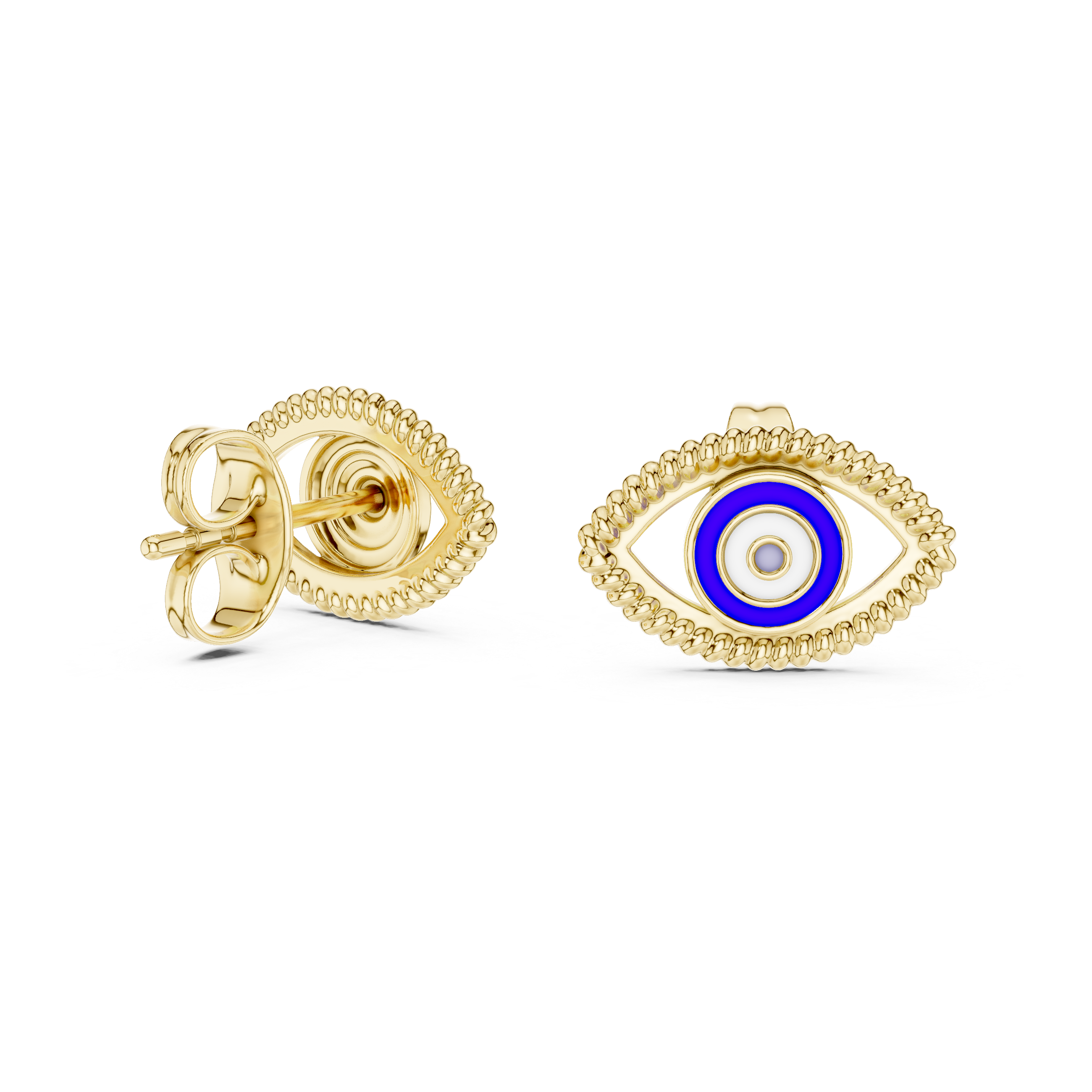 Decorative toe ring with gemstone accent.
