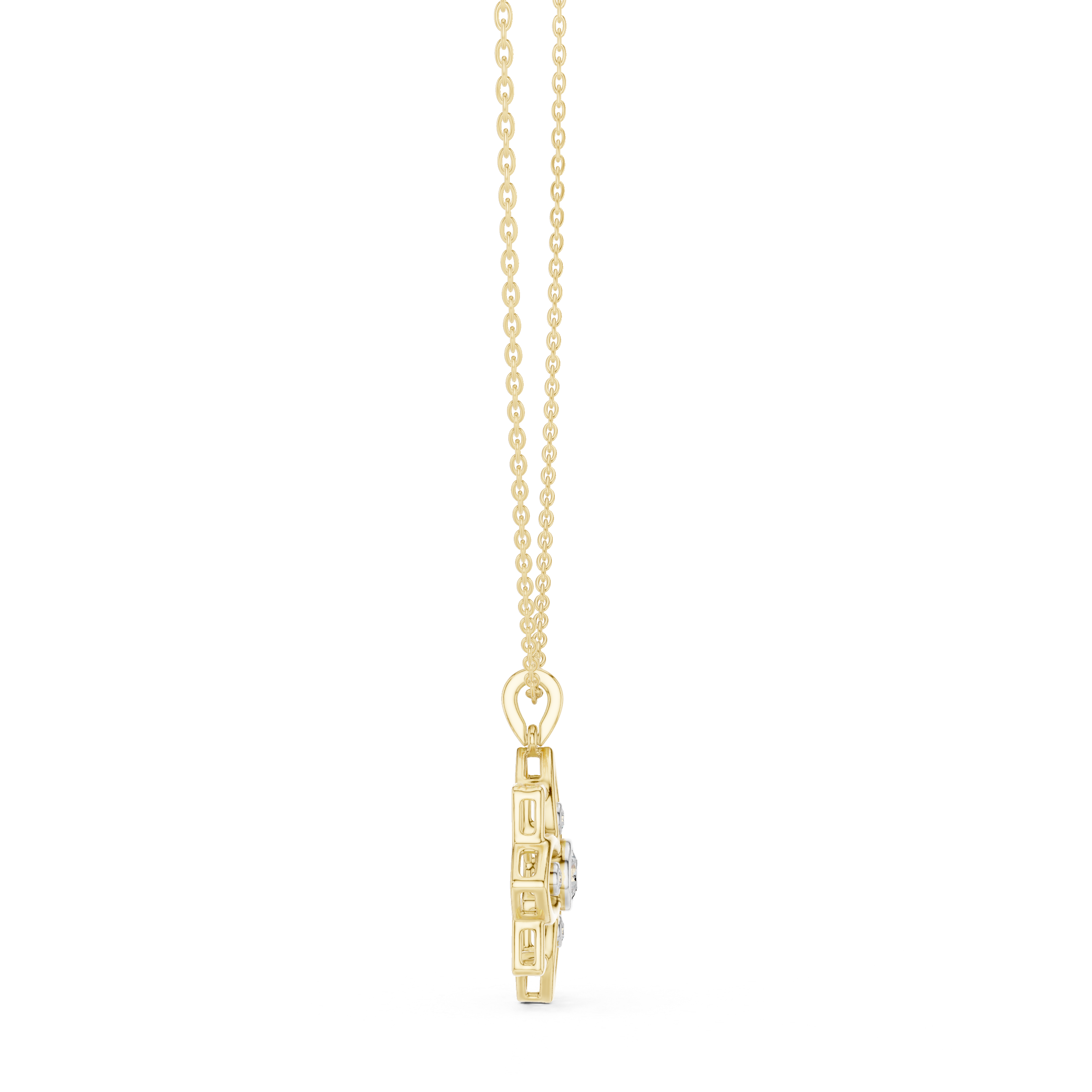 Elegant drop earrings featuring oval gemstone suspended from delicate gold hook.