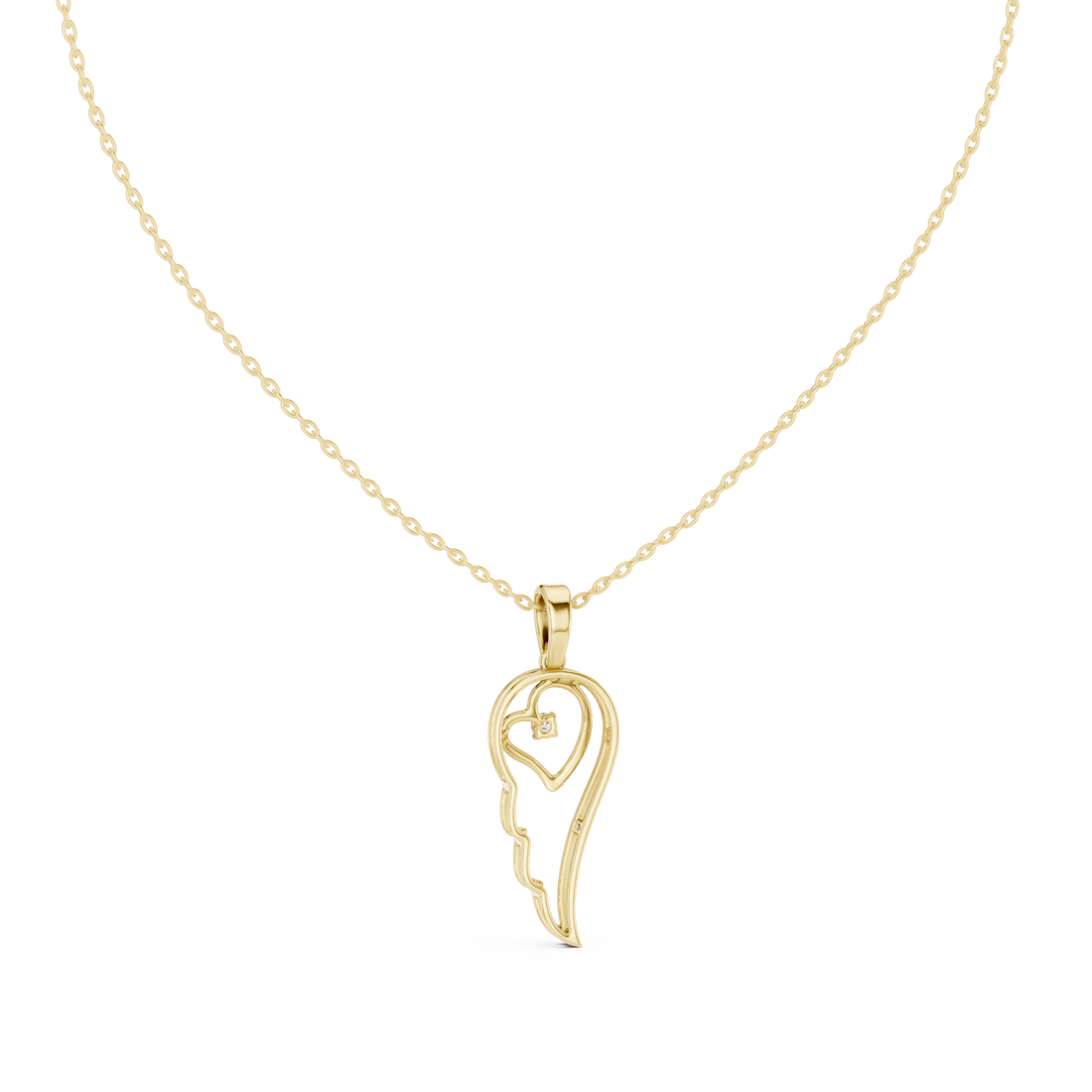 Modern circle pendant necklace symbolizing unity and timeless elegance.