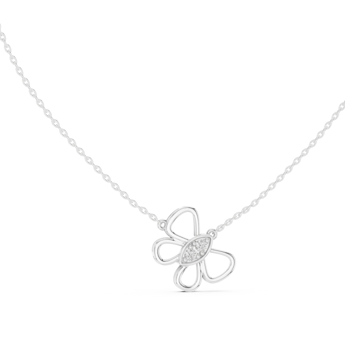 Luxury layered diamond pendant necklace with multiple sparkling stones.